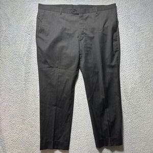 Jos A Bank Tailored Fit Signature Gray Wool Dress Pants Mens Size 42R